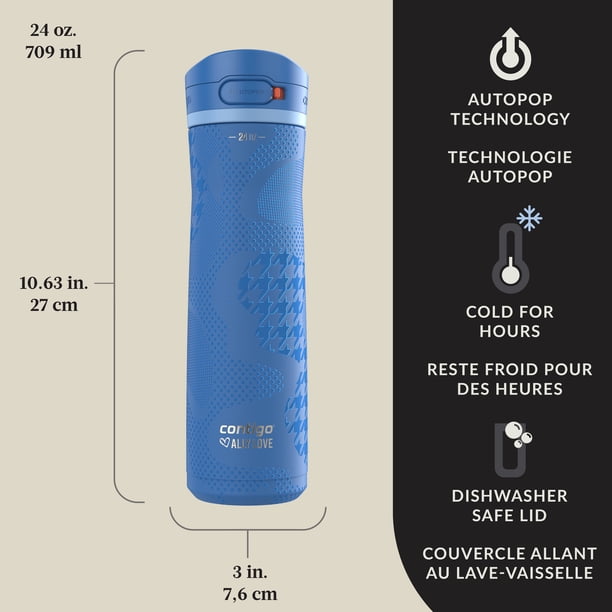 Contigo x Ally Love Jackson Chill 2.0 Stainless Steel Water Bottle