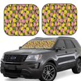 thumbnail image 1 of Vsdgher Tulips Flowers Print Car Windshield Sun Shade, Reflective Sunshade Window Sunshade Sun Visor Protector Fit for Cars,Trucks,SUVs-Small, 1 of 6