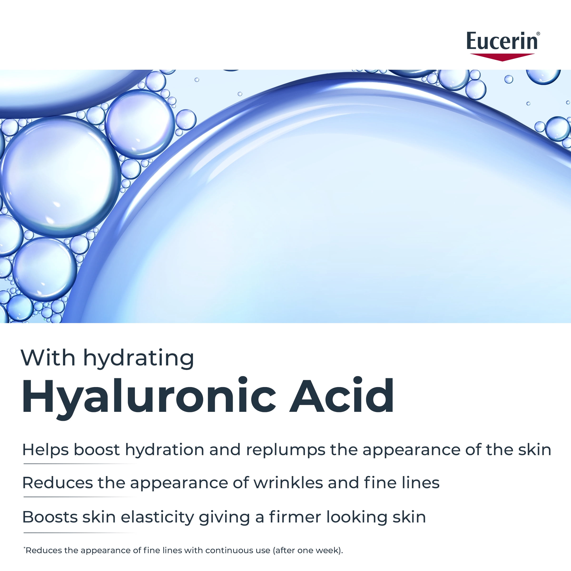 Eucerin Age Defense Teinté FPS 50 Lotion Écran Solaire Visage avec Acide Hyaluronique, 75 ml