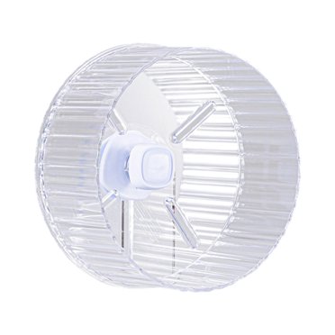 Hamster Exercise Wheels, Round Small Animals Exercise Wheels for Dwarf Rat Small Clear 21cm No Stands