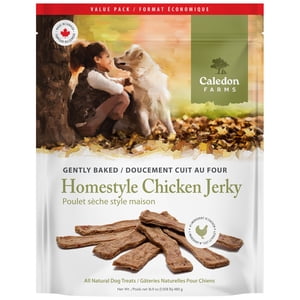 Caledon Farms Homestyle Poulet Jerky Value Pack, fait avec 95% Poulet 480 g