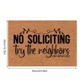 thumbnail image 2 of Doormat Coir Mat Outdoor Door Mat Inside Outdoor Summer Rug Low-Profile Non-Slip Front Welcome Mat Summer Home Decor Floor Mats for Door Decor, Patio Decor, Plain Entry Mat, 16x24 Inch, 2 of 7