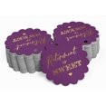 thumbnail image 2 of Inkdotpot Pack Of 50 Retirement Is Sweet Text Favor Paper Tags Craft Real Gold Foil Hang Tags, 2 of 6