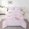 thumbnail image 1 of Girls Ballet Bedding Set,Ballet Swan Queen Comforter Set,Romantic Rose Down Comforter,Pink Dancing Swan Bed Set, 1 of 7