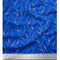 thumbnail image 1 of Soimoi Polyester Crepe Fabric Lavender Floral Printed Craft Fabric by The Yard 42 Inch Wide, 1 of 3