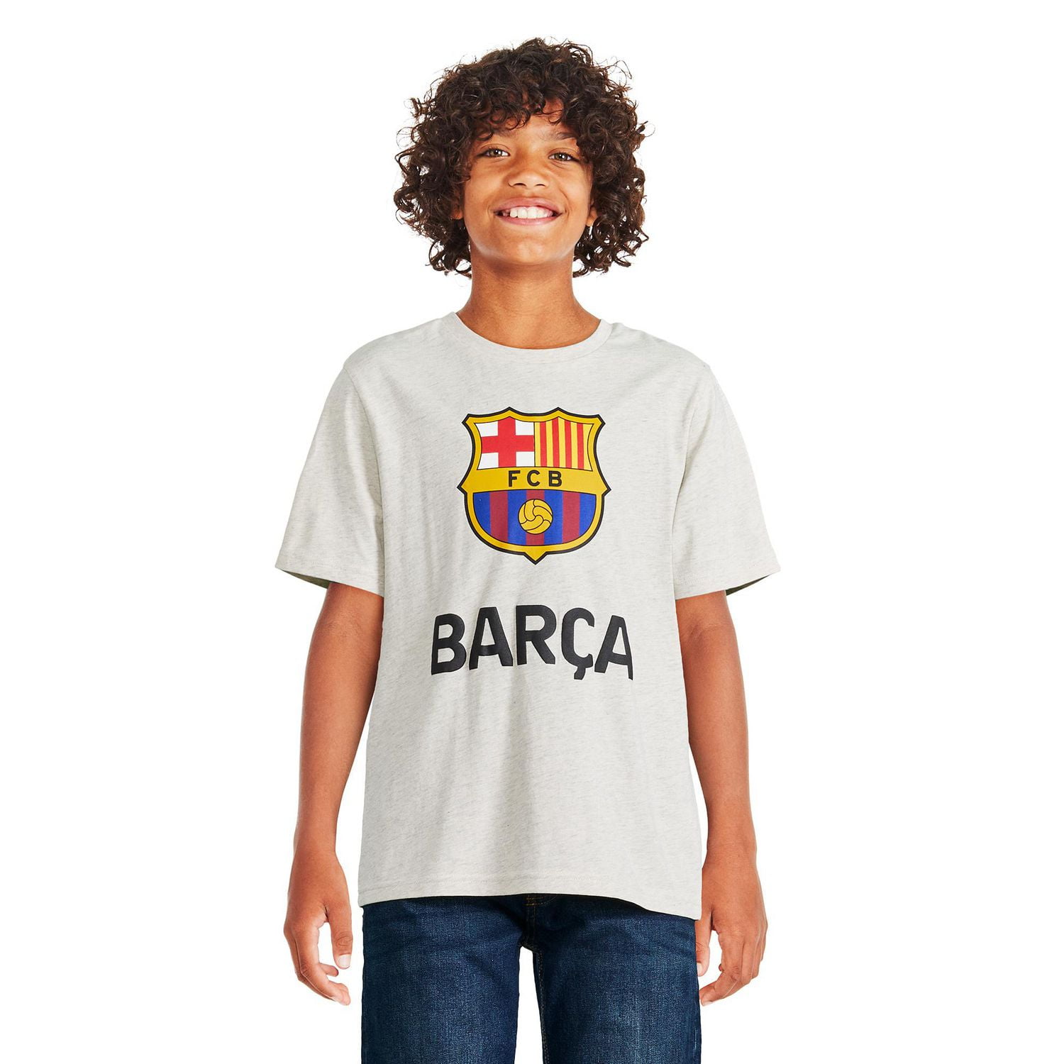 T-shirt à manches courtes FC Barcelona pour garçons