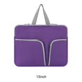 thumbnail image 4 of Wweixi Housse d'Ordinateur Portable avec Poignée Sacoche Réutilisable Décontractée Affaires Violet 13 Pouces, 4 of 6