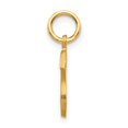 thumbnail image 2 of Diamond2Deal 14K Pendentif Initiale Lettre S en Satin Or Jaune pour Femmes, 2 of 6