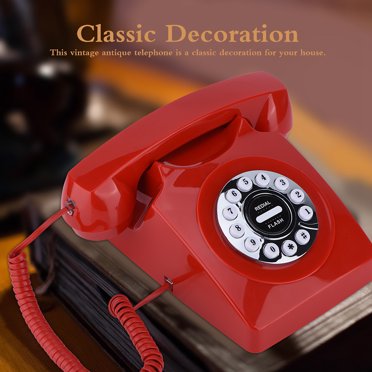 Téléphone Antique Vintage, Décoration Classique Style Téléphone Rétro pour la Maison