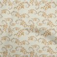 thumbnail image 1 of oneOone Polyester Spandex Light Beige Fabric Asian Paisley Craft Projects Decor Fabric Printed By The Yard 56 Inch Wide, 1 of 4