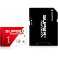 thumbnail image 3 of 1024 Micro SD Card WITH SD CARD ADAPTER FOR Dash Cam, CaHZorder, Surveillance, Drone High Speed Class 10 Micro SDXC UHS-I MICRO SD Memory Card 1024 For Smartphone Computer Game Console, 3 of 8