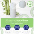 thumbnail image 4 of Bamboo Paper Towels - 24 Rolls, 2 Ply, 144 Sheets Per Roll – Strong & Absorbent Bamboo Towels, Eco-Friendly Plant Paper for Kitchen, Home, and RV Safe, Non Toxic, Made in Canada, 4 of 9
