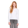 thumbnail image 1 of T-shirt côtelé à manches longues George pour femmes, 1 of 6