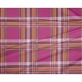 thumbnail image 4 of oneOone Polyester Lycra Fabric Tartan Check Print Fabric By The Yard 56 Inch Wide, 4 of 4