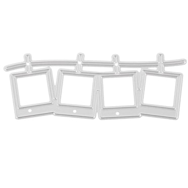 KAKOWELY cutting die Cutting Die DIY Crafts Template Metal Cutting Die Crafting DIY Cutting Stencil Frame Shape Cut Die3.15"X1.38"X0.04"