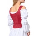 thumbnail image 4 of BLVB Renaissance Corset Tops Women Medieval Sleeveless Vest Western Outfit Plus Size Lace up Bodice, 4 of 4
