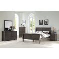 thumbnail image 2 of ACME Louis Philippe Queen Bed (FB 29"H) in Dark Gray, 2 of 4