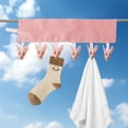thumbnail image 5 of Clearance! KITTEHIGM Solid Color Portable Fabric Clothes Hanger For Business Trips Foldable Clothes Drying Clip For Wardrobe Socks Hats Storage Clothes Clip Specials of The Day Return Pallet, 5 of 5