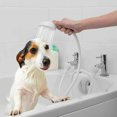 thumbnail image 3 of Unatoiry White Shampoo Shower Shower Convenient Installation For Pets Bath Time Circular Double Head Shower Pet Shower Set white 1Set, 3 of 6
