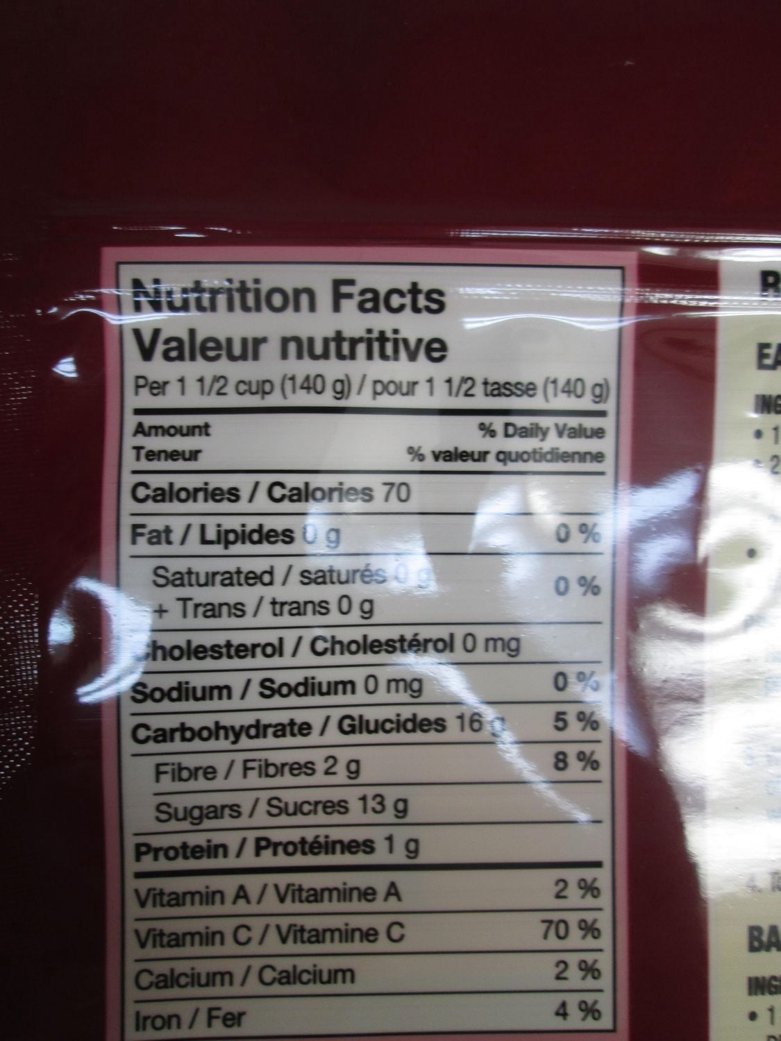 Mélange de pêche, de fraise et de fruits tropicaux de Great Value 600g
