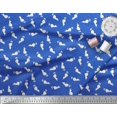 thumbnail image 2 of Soimoi Tissu Crêpe polyester Imprimé Floral & Chat 1 Yard 52 Pouces de Large, 2 of 3