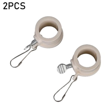2pcs Flag Pole Ring Pole Attachments Outdoor Mounting Rings Flag Pole Kit Rotating Anti-wrap Grommet With Carabiner With Cla Y6Q5