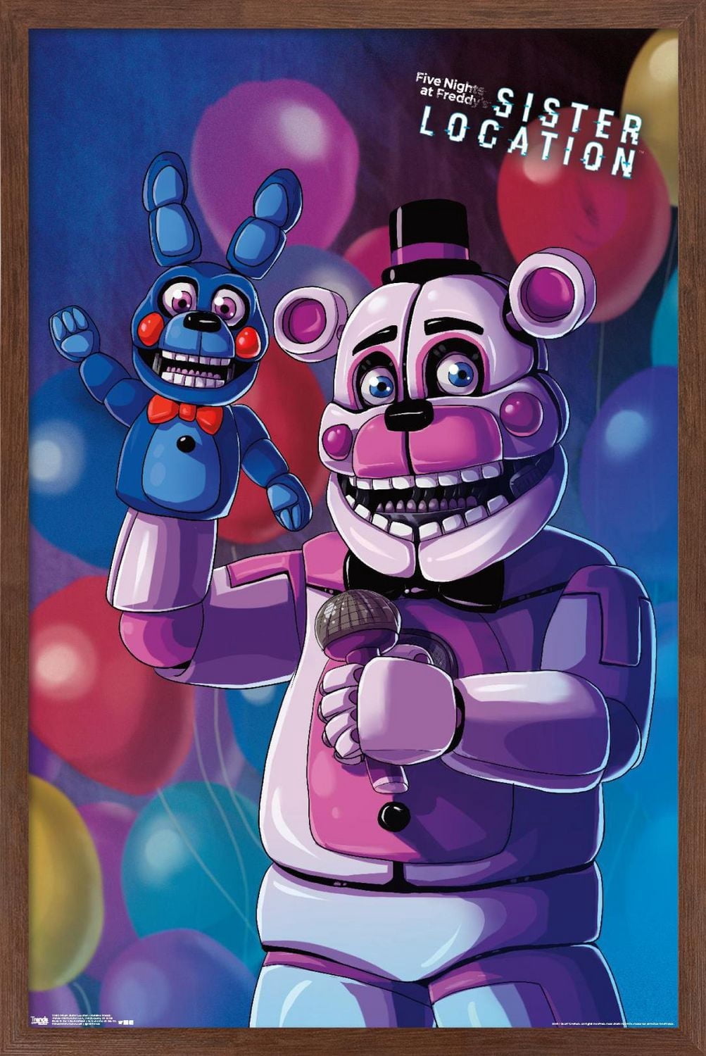 Five Nights at Freddy's: Sister Location - Funtime Freddy Wall Poster