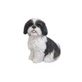 thumbnail image 1 of Décor de Jardin Statue d'Animal Assise Shih Tzu, 1 of 4