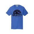 thumbnail image 1 of Gravity Outdoor Co. Youth Performance T-Shirt - Black Logo - Royal - Large, 1 of 2