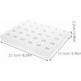 thumbnail image 3 of Arboraoe Pill Box 30 Day Pill Organizer Pill Organizer 30 Day 1 Month Pill Organizer Pill Organizer Once a Day Monthly Pill Case Medicine Organizer Monthly Pill Case Monthly Transparent, 3 of 5