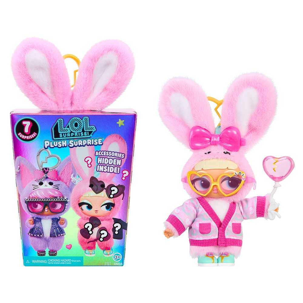 LOL Surprise! Plush Surprise! – Blind Plush with Hidden Fashions – Great Gift for Kids Ages 3+