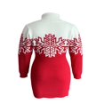 thumbnail image 4 of Christmas Family Matching Sweater Snowflake Turtleneck Long Sleeve Knitted Pullovers, 4 of 6