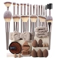 thumbnail image 2 of 3-20PCS Makeup Brushes Set Eyeshadow Fluffy Foundation Concealer Blush Highlighter Storage Box Female Cosmetics Beauty Tools,makeup brush set, 2 of 28