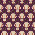 thumbnail image 1 of Ahgly Company Tapis d'Intérieur Lavable à la Machine, Carré, Transitionnel, Feuille d'Automne, Brun Vert, Tapis de Zone, 5 Pieds Carré, 1 of 7