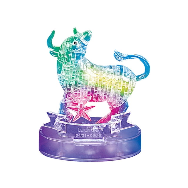 IROINID Casse-Tête en Cristal 3D Scie Gigogne Clair Douze 12 Constellations Astrologie Flash Lumière DEL