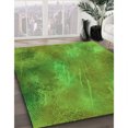 thumbnail image 3 of Ahgly Company Tapis d'Intérieur Rectangulaire Transitionnel Vert Lavable à la Machine, 8 Pieds x 10 Pieds, 3 of 7