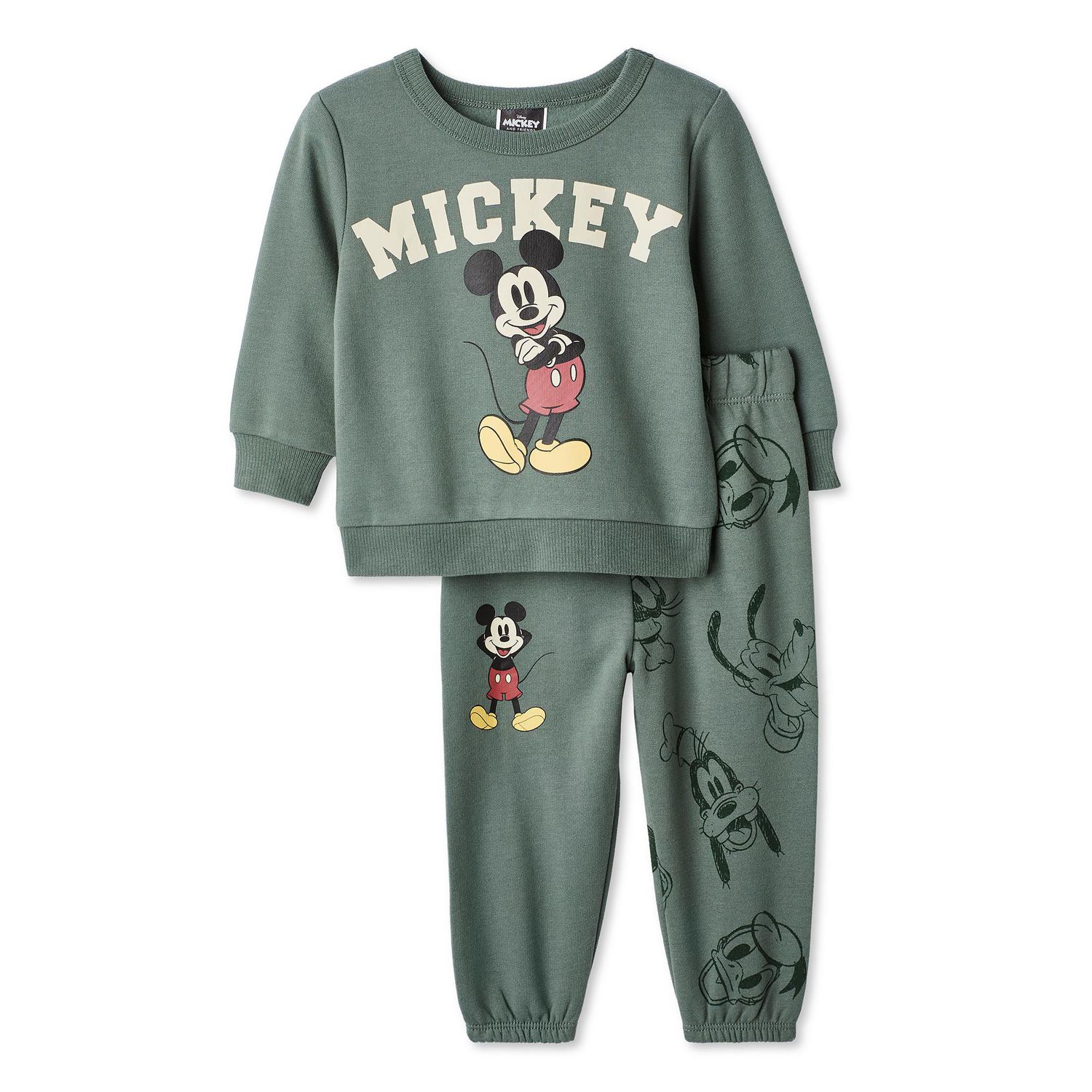 Ensemble 2 pièces avec coton ouaté Mickey Mouse Disney pour bébés garçons