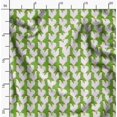 thumbnail image 2 of Soimoi Green Poly Georgette Fabric Hen Bird Print Sewing Fabric Yard 42 Inch Wide, 2 of 6