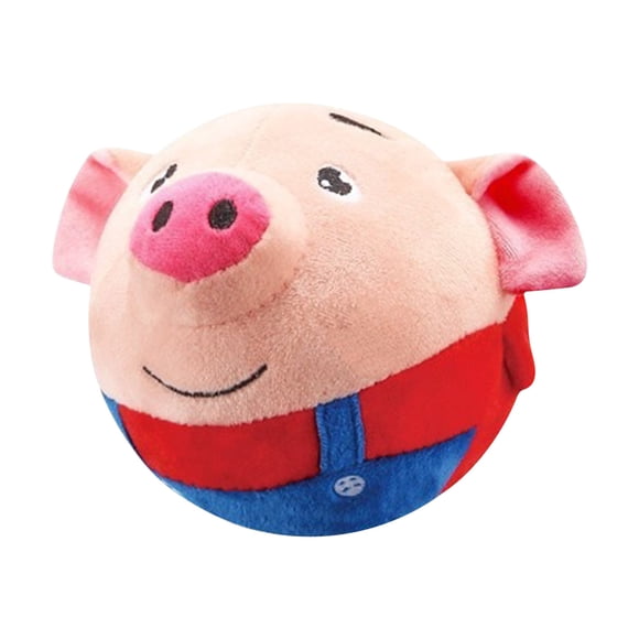 YANGHONGY Jumping Pig Charging Edition Jumping Ball Toy Recording Singing Cute Bounce Toy