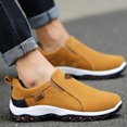 thumbnail image 2 of Kcodviy Men's Simple and Able Sneaker Shoes Men Casual Round Head Solid Color Sneaker Rack for Men Bedroom with Light Lightweight Breathable Soft Bottom Flannel Casual Sports Shoes, 2 of 4