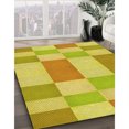 thumbnail image 3 of Ahgly Company Tapis d'Intérieur Lavables en Machine Rectangulaires Transitionnels Brun Caramel, 7' x 9', 3 of 7