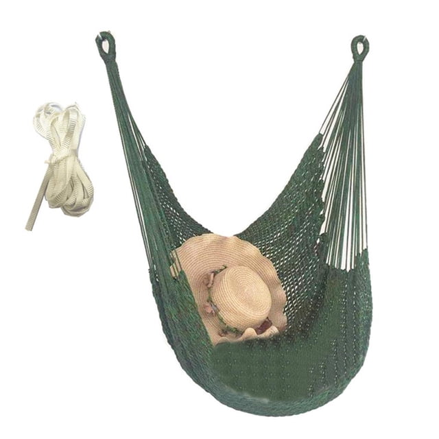 Yingyy Chaise Hamac Suspendue Extérieure Siège Balançoire Hamac Simple Chaise Balançoire Suspendue pour Intérieur Extérieur avec Sangle Sac de Rangement