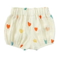 thumbnail image 3 of BOBOGOJP Girls Super Soft Performance Gym Shorts (Beige,9-12 Months), 3 of 5