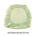 thumbnail image 3 of Ensemble de Drap-Housse et de Couvre-Lit Vert, Conception à Poche Profonde, 78,74 X 59,06 Pouces, Matière Peluche Douce Ultra Fine, Résistant au Rétrécissement et à la Décoloration, Vert, 3 of 6
