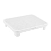 Flynix Cat Step Cat Litter Trapping Step Pet Supplies Nonslip Reduces Tracking Easy to White