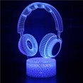 thumbnail image 1 of EGNMCR Night Lights Musical Instrument Night Light LED Colorful 16-Color Remote Control Desk Lamp Night light, 1 of 2