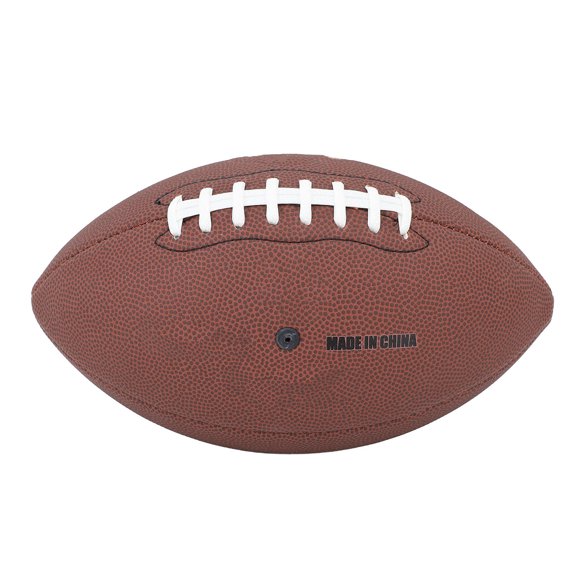 Ballon de Rugby, Taille 9 PU pour Match Extérieur Pratique Football Sports Football Impact Résistant à l'Abrasion pour Matchs, Entraînements, Séances d'Entraînement