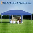 thumbnail image 4 of AKDSteel 10x20 Pop Up Canopy, Outdoor Beach Tent With One Push Setup, Upf 50+ Waterproof Sun Shade For Events And Camping, 4 of 7