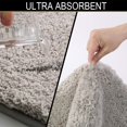 thumbnail image 3 of GHSDFBB Large Bathroom Rug (24x48, Light Tan) Extra Soft and Absorbent Shaggy Bathroom Mat Machine Washable Microfiber Bath Mat for Bathroom, Non Slip Bath Mat, Luxury Bathroom Floor Mats, 3 of 7