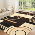 thumbnail image 2 of HOMERRY 9' x 12' Area Rug for Living Room Washable Bedroom Geometric Indoor Carpet, Blue, 2 of 5